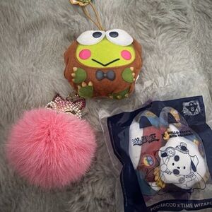 Pink and Brown Frog Plush Toy